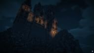 This medieval home is perfect for horror-loving players (Image via Trixyblox/YouTube)